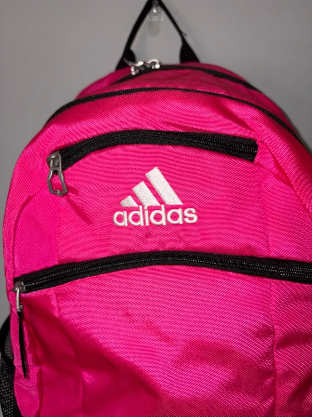 adidas Hot Pink and Black Everyday Backpack